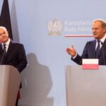 German Chancellor Olaf Scholz visits Poland