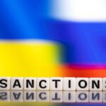 FILE PHOTO: Illustration shows letters arranged to read “Sanctions”