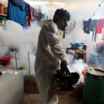 Fumigation against the dengue outbreak in Lima
