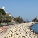 A general view of Muscat, ahead of the awaited negotiations