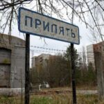 The abandoned town of Prypiat near the Chornobyl Nuclear Power