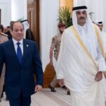 Qatar’s Emir Sheikh Tamim Bin Hamad Al Thani meets with