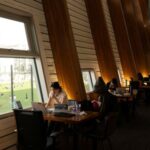 Students study for final exams in the UBC Life Building