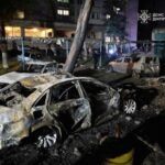 Aftermath of a Russian drone attack in Dnipro