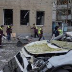 Russian missile attack in Kharkiv