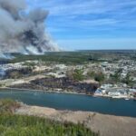 Wildfire in New Jersey