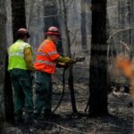 Wildfire in New Jersey