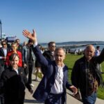 Canada’s Prime Minister Mark Carney campaigns in White Rock British