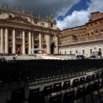 Preparations for Pope Francis’ funeral, at the Vatican