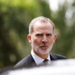 FILE PHOTO: Spain’s King Felipe, Queen Letizia and former Queen