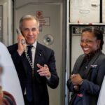 Canada’s Prime Minister Mark Carney campaigns in Vancouver Alberta