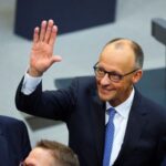 Election of a new German Chancellor, in Berlin