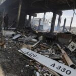 Aftermath of an Israeli airstrike, in Sanaa