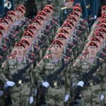 Rehearsal for Victory Day parade in Moscow