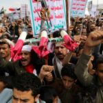 FILE PHOTO: Thousands rally in Sanaa in support of Palestinians