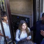 Pro-Palestinian protest held at Butler library at Columbia University
