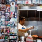 People react following the election of Pope Leo XIV, in