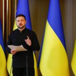 Ukraine’s President Zelenskiy holds a press conference in Kyiv