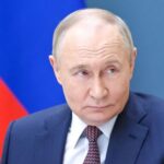 Russian President Putin meets with members of the Delovaya Rossiya