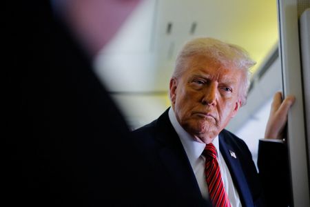 U.S. President Trump travels to Qatar