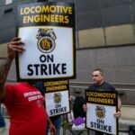 New Jersey Transit workers strike in New Jersey