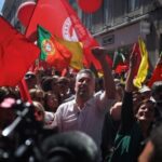 Pedro Nuno Santos, Socialist party (PS) Secretary General rallies on