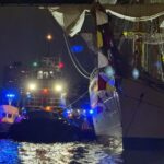 Mexican Navy training ship damaged after it ran into the