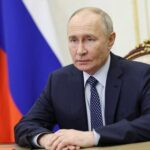 Russian President Putin chairs a Security Council meeting in Moscow