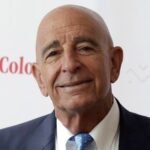 Billionaire real estate investor Thomas Barrack holds a meeting to