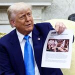 U.S. President Donald Trump meets South African President Cyril Ramaphosa