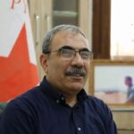 Aldar Xelil of Democratic Union Party (PYD) attends an interview