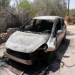 Israeli settlers’ attack in Bruqin village near Salfit in the