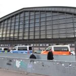 Aftermath of a knife attack at Hamburg’s main train station