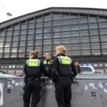 Aftermath of a knife attack at Hamburg’s main train station