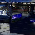 Aftermath of a knife attack at Hamburg’s main train station