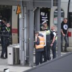 Aftermath of a knife attack at Hamburg’s main train station