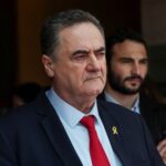 Israeli Foreign Minister Israel Katz meets with French Minister for