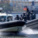 Taiwan’s coast guard conducts its annual drill in southern Taiwan