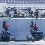 Taiwan’s coast guard conducts its annual drill in southern Taiwan