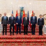U.S. Treasury Secretary Scott Bessent and Chinese vice premier He