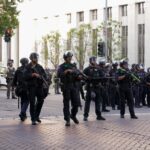 Protests against federal immigration sweeps continue in Los Angeles