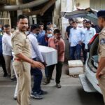 Aftermath of the Air India crash during take-off, in Ahmedabad