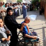 Funeral of Palestinians killed in what the Gaza health ministry