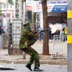 Demonstration against the death of a Kenyan blogger Albert Ojwang