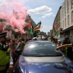 Member of Irish rap group Kneecap in UK court on
