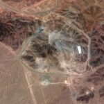 A satellite overview shows the Fordow Fuel Enrichment Facility near