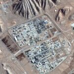 A satellite overview shows the Isfahan Nuclear Research Center