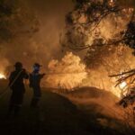 Greece battles wildfire on Chios island