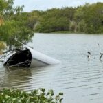 Debris from a SpaceX craft in Matamoros