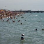 Warm weather in Brighton